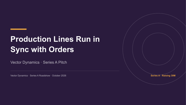 Pitch Plum — Investor Pitch Deck Template — cover page