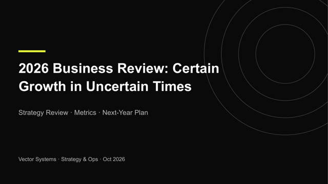 Neo Grid Bold — Product and Roadmap Template — cover page
